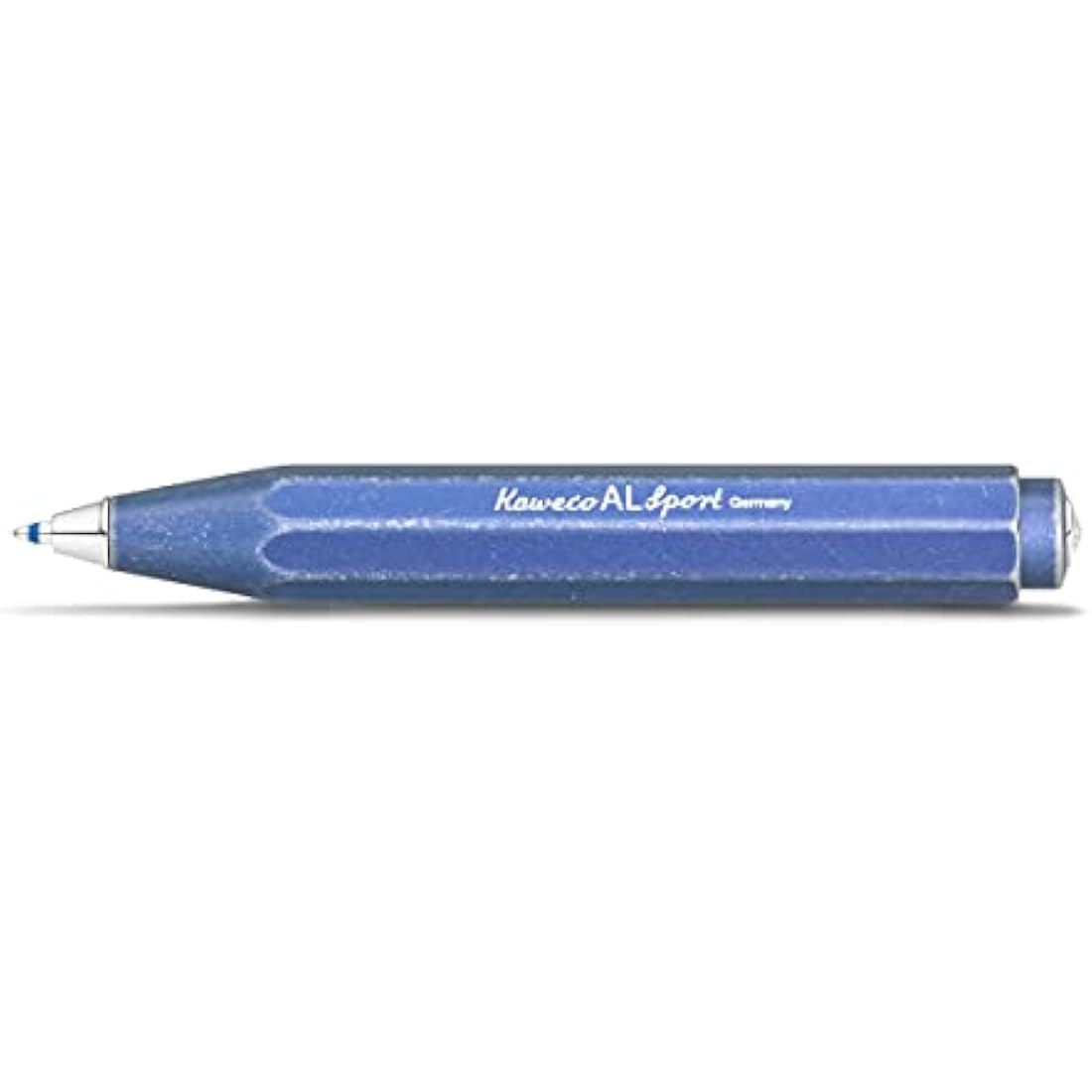Kaweco AL SPORT Ball Pen Stonewash Blue I Retractable Ballpoint Pen in Classic Design with Standard D1 Refills I Aluminium Ball Pen 10.5 cm