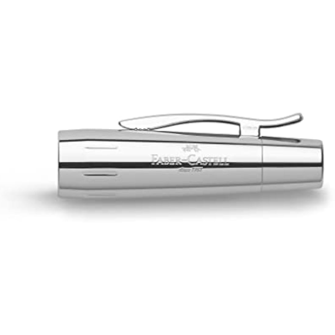 Faber-Castell Faber E-Motion F Fountain Pen Black Wood and Chrome