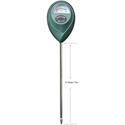 XLUX Soil Moisture Meter, Plant Water Monitor, Hygrometer Sensor for Gardening, Farming, indoor and outdoor plants, No Batteries Required