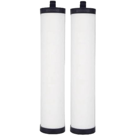 Doulton Ultracarb M15 |2 Pack| Drinking Water Ceramic Candle Filter | Reduces Contaminants | Improves Taste & Odour | Compatible with Franke 02, Triflow, Filterflow 1st & 2nd Gen Plastic Housing