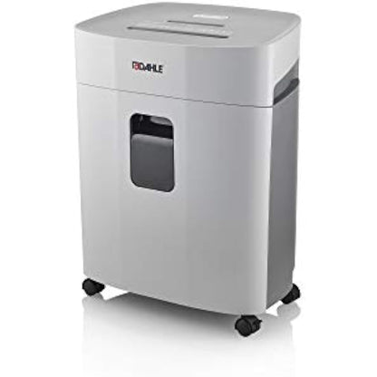 Dahle PaperSAFE 240 Paper Shredder (10 Sheets, Oil-Free, Jam Protection, Cross-Cut, for Home-Office) Grey, 54.5 x 44.3 x 27.3cm