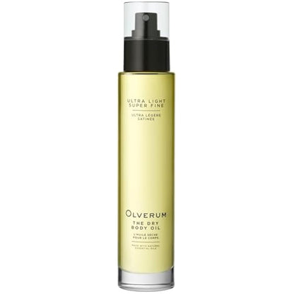 Olverum The Dry Body Oil - Luxury Dry Skin Smoothing 100ml Spray - Blend of Botanical and Essential Oils - Ethically Sourced Collagen And Hyaluronic Acid Boost for Women & Men (100ML)