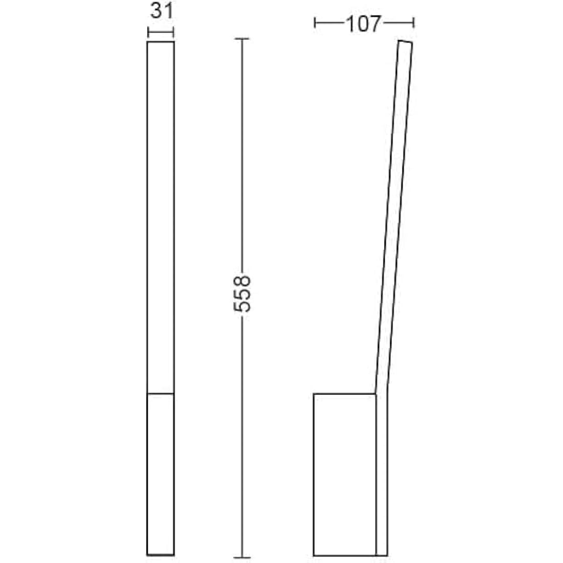 Philips Hue Liane White and Colour Ambiance Smart Wall Light Led with Bluetooth, White Works with Alexa, Google Assistant and Apple Homekit