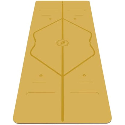 Liforme Original Yoga Mat – Free Yoga Bag Included - Patented Alignment System, Warrior-like Grip, Non-slip, Eco-friendly and Biodegradable, sweat-resistant, long, wide, 4.2mm thick mat for comfort