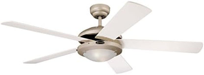 Westinghouse Ceiling fan Comet 78182-132 cm, E14, 40 W, coated in Titanium with Blades Reversible Light Maple/White