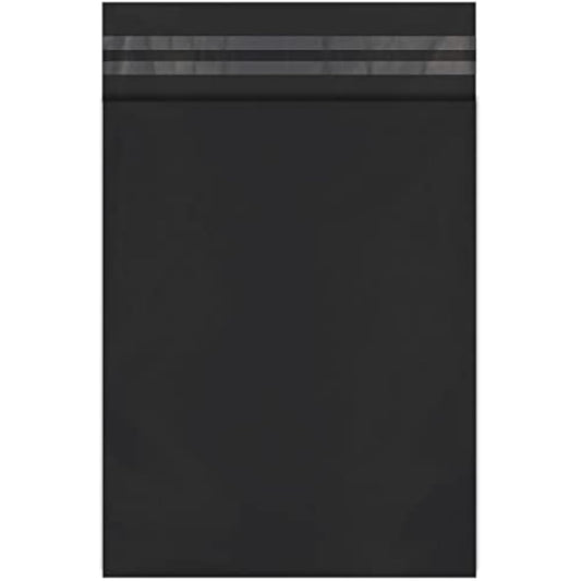 50 Mixed Mailing Poly Postal Self Seal Bags 5 Sizes 10 from Each Red Ember Small to Large Mailing Bags Postage Packaging Assorted Mailers Posting Shipping Post Parcels Package Bags (Black)