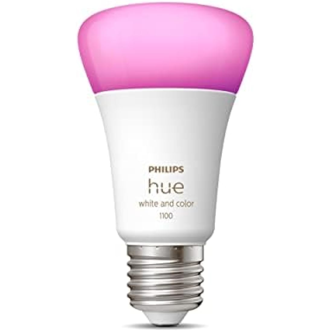 Philips Hue New White and Colour Ambiance Smart Light Bulb 75W - 1100 Lumen [E27 Edison Screw] with Bluetooth. Works with Alexa, Google Assistant and Apple Homekit.