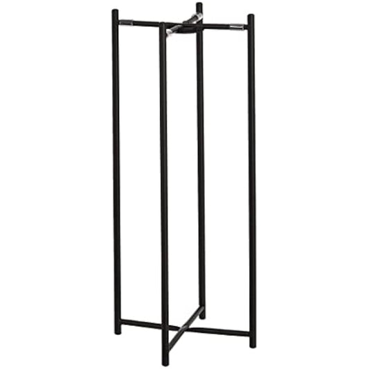 Amazon Basics Round Plant Stand made from Coated Steel for Indoor and Outdoor use, Black