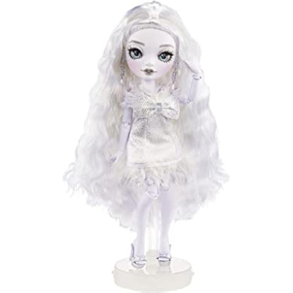 Rainbow High Shadow High Series - NATASHA ZIMA - Greyscale Fashion Doll With Wavy White Hair, Two Designer Outfits And Accessories - Collectable - For Kids Ages 6+