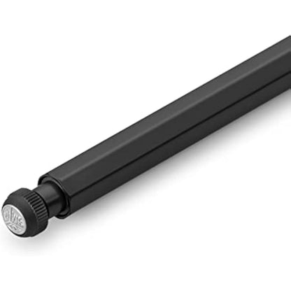 Kaweco SPECIAL Ball Pen Black I Retractable Ballpoint Pen with Standard G2 Refills in a Tin Box I Aluminium Ball Pen 14 cm