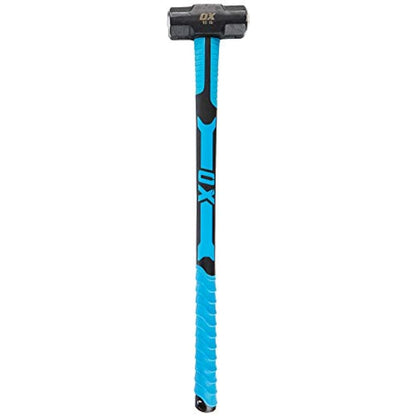 OX OX-T081510 Hammer - Sledgehammer with Fibreglass Handle - Forged and Induction Hardened Hammerhead - 10 lb/4.5 kg