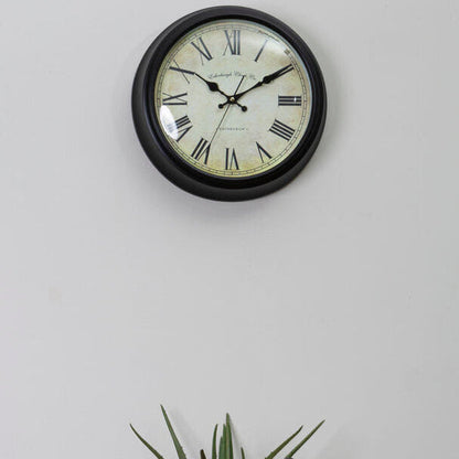 Robello Black Lined Rim Wall Clock