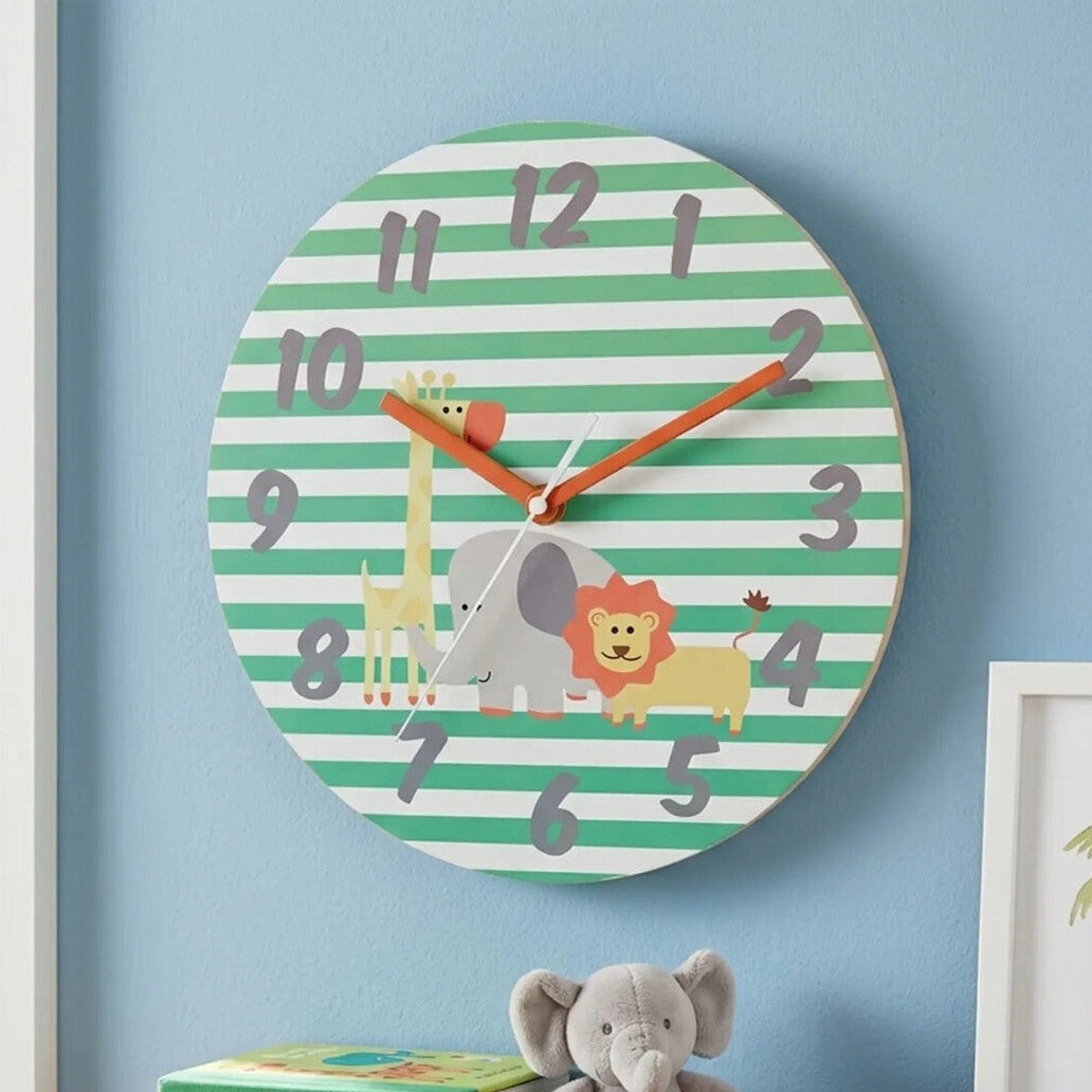 Kids Safari Wall Clock
