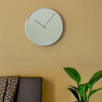 Bailie Chrome And Mirror Wall Clock