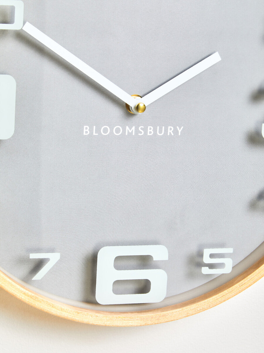 31.5cm Dia Grey Wall Clock | Vitus