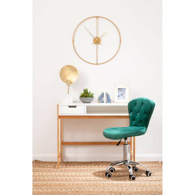 Beauly Metal Wall Clock With Gold Finish