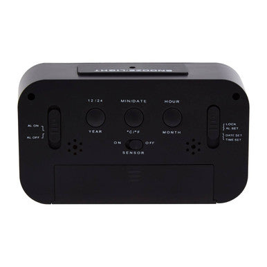 Camran Black Lcd Digital Clock