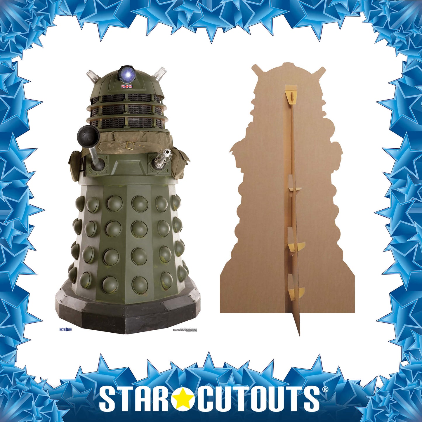 SC220 Wartime Dalek Ironside Cardboard Cut Out Height 173cm