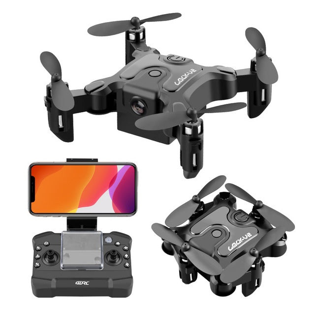 4K HD Mini Folding Drone with Camera - Portable WiFi FPV Quadcopter for Adults & Teens