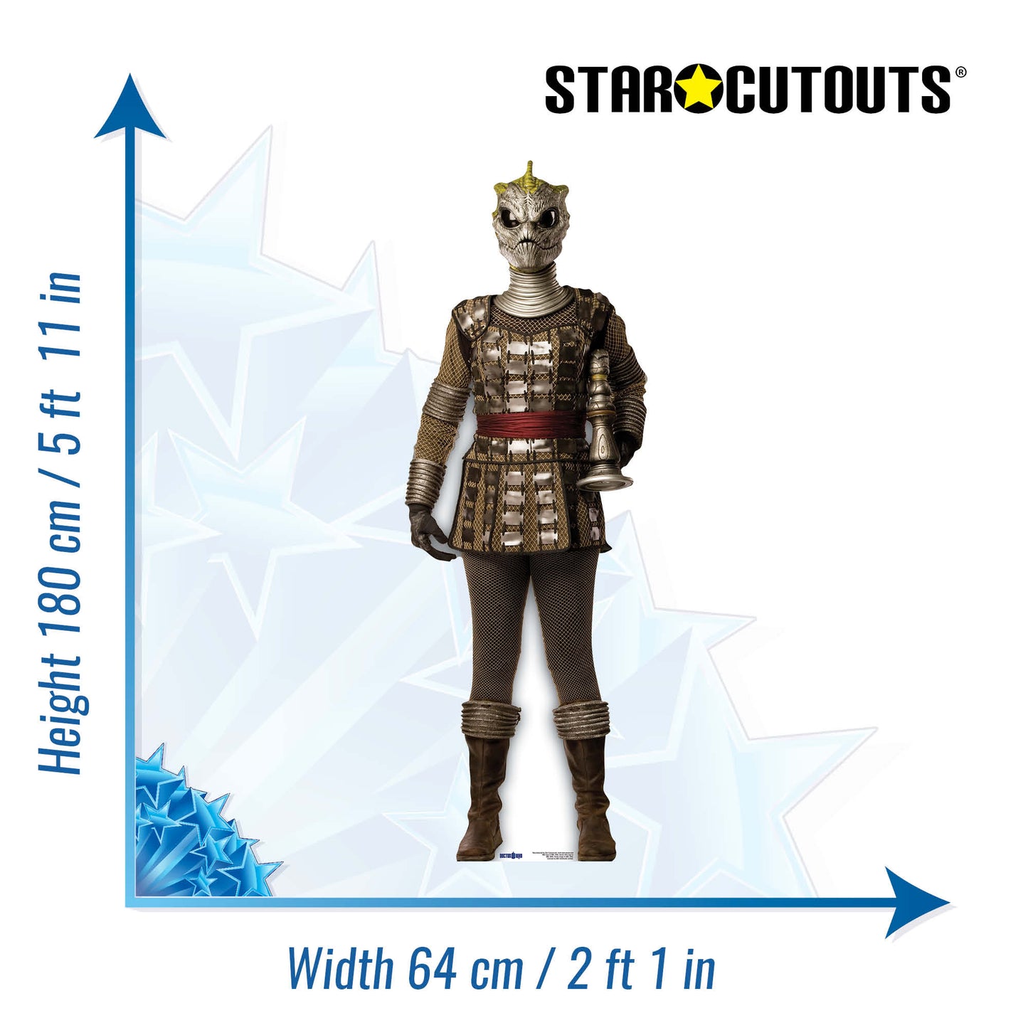SC223 Silurian Cardboard Cut Out Height 180cm