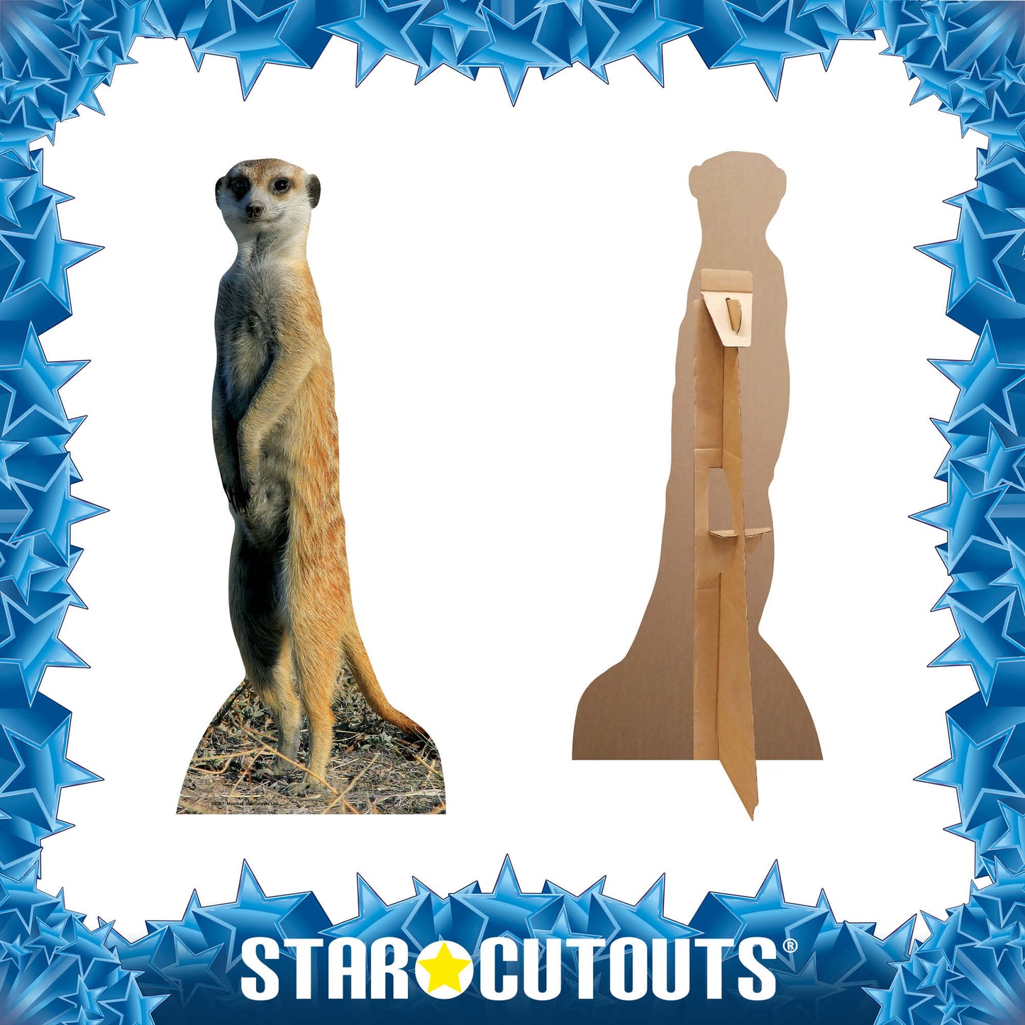 SC227 Meerkat Cardboard Cut Out Height 98cm