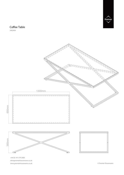 Montril Criss Cross Coffee Table