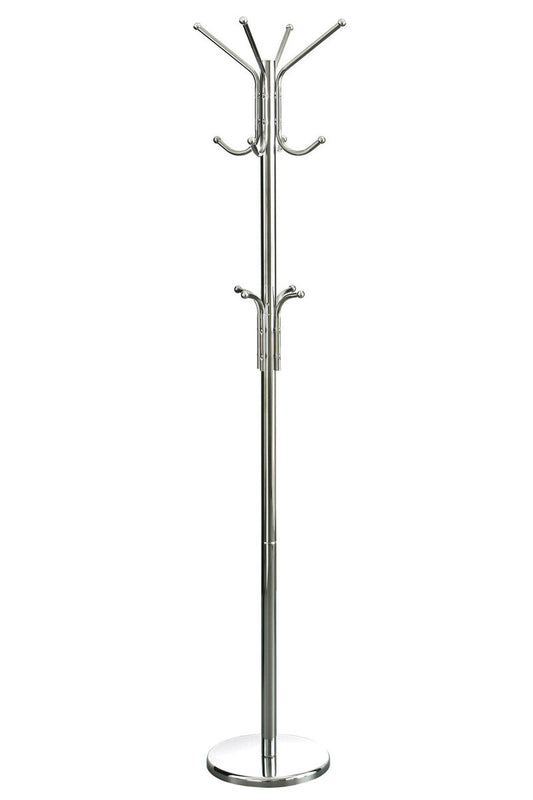 Drew Chrome Floor Standing Coat Stand