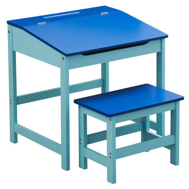 Jordan Childrens Blue Desk And Stool