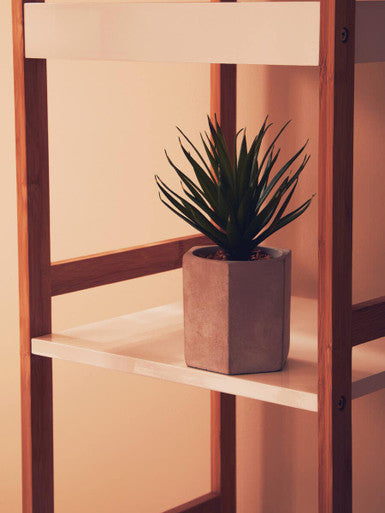 Versi White High Gloss 3 Tier Small Shelf Unit