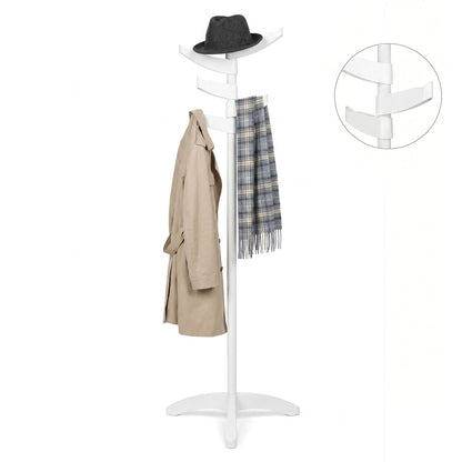 White Steel Abs Coat Stand | Bian