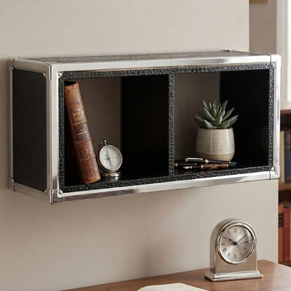 Crocodile Leather Effect Wall Cube | Carla