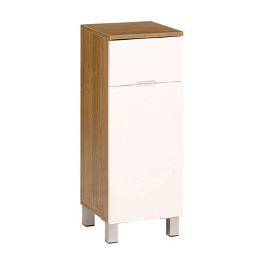 Vida Oak Effect 1 Drawer 1 Door Standing Cabinet