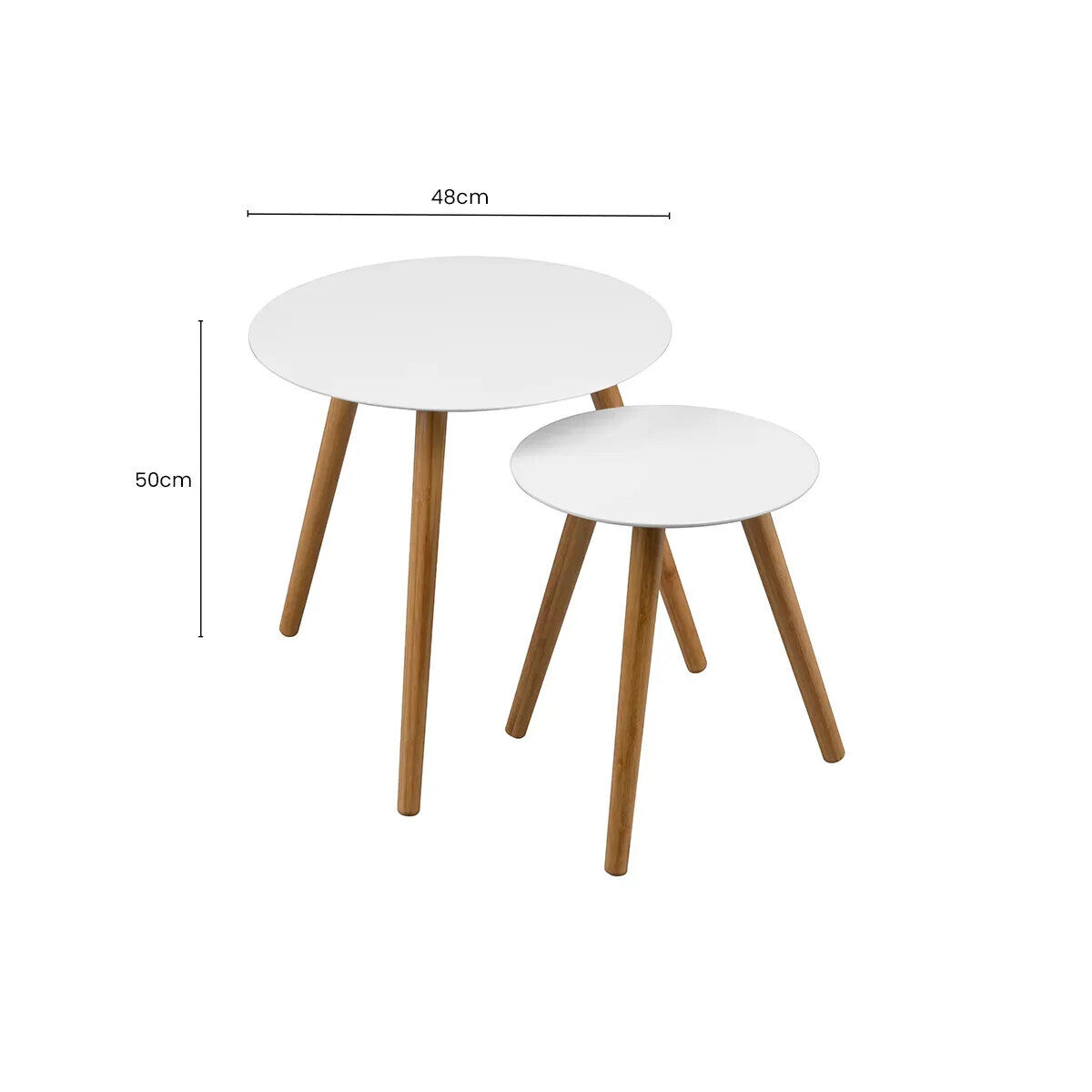 Nostra Nest Of 2 Round Tables