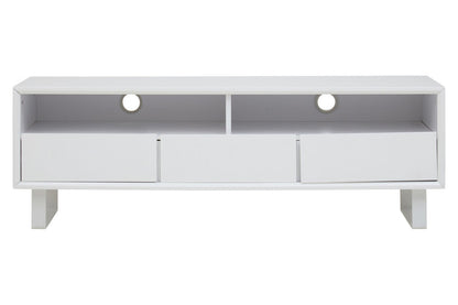 Moritz White High Gloss Media Cabinet