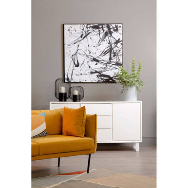 Moritz White High Gloss Sideboard