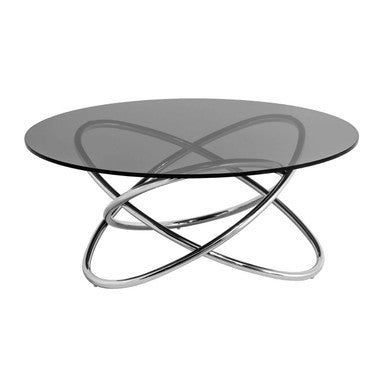 Cassy Smoked Glass Top Coffee Table
