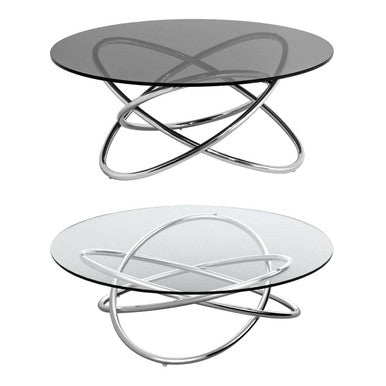 Cassy Smoked Glass Top Coffee Table