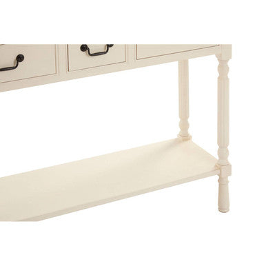 Heritage 3 Drawer Ivory Console Table