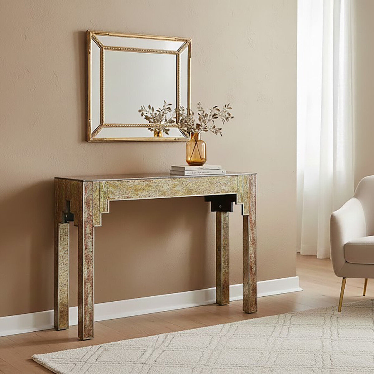 Antique Gold Console Table | Deco