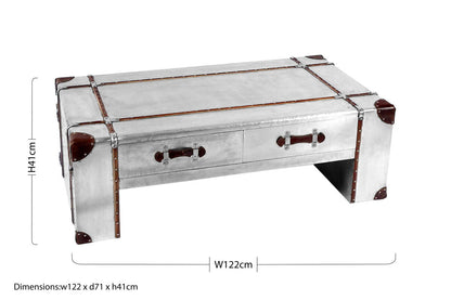 Avro Coffee Table with 2 Drawers