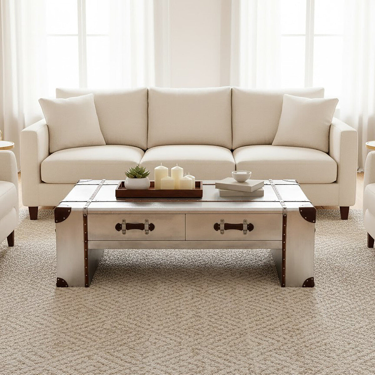 Avro Coffee Table with 2 Drawers