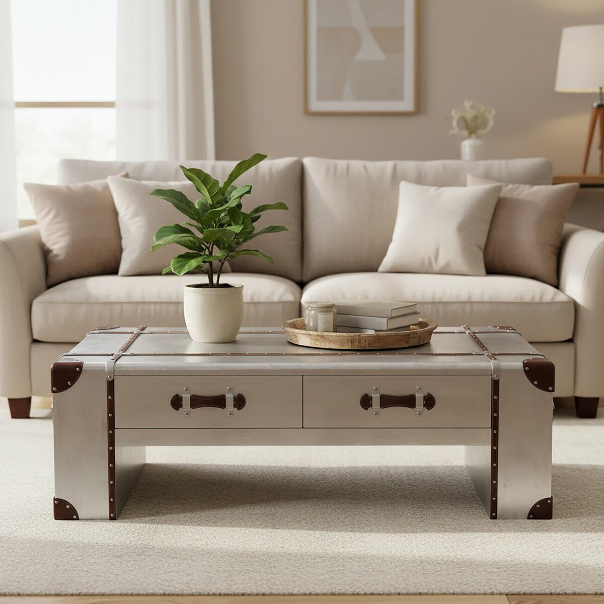 Avro Coffee Table with 2 Drawers
