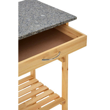 Harlow Glenn Pinewood Large Kitchen Trolley