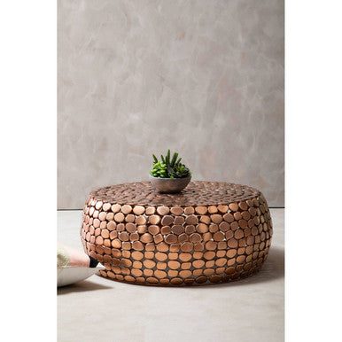 Templar Iron Pebble Design Coffee Table