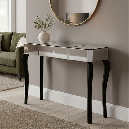 Orchid Mirrored 1 Drawer Console Table