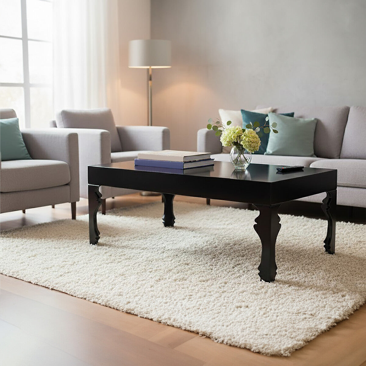 Luis Black High Gloss Coffee Table