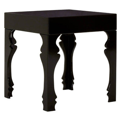 Luis Black High Gloss Finish Side Table