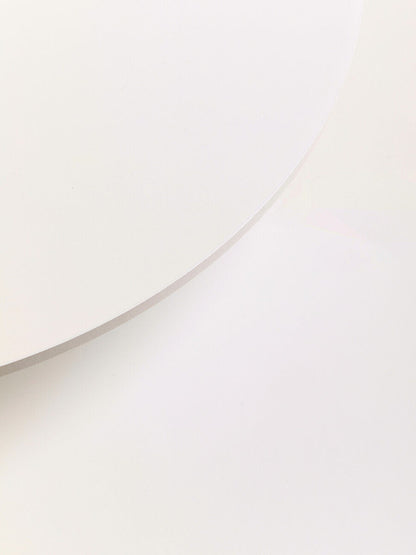 Viborg Set Of Two White Round Side Tables