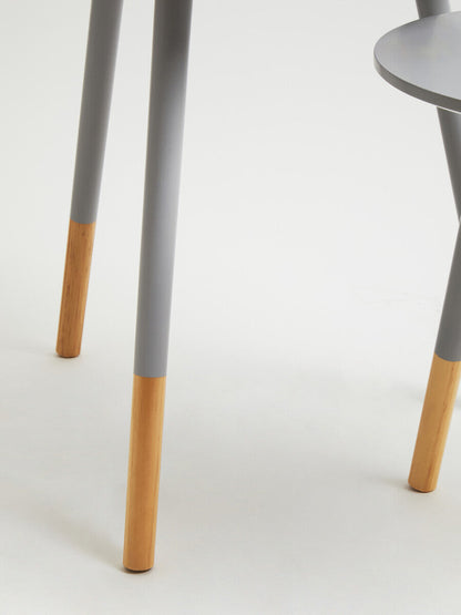 Viborg Set Of Two Grey Round Side Tables