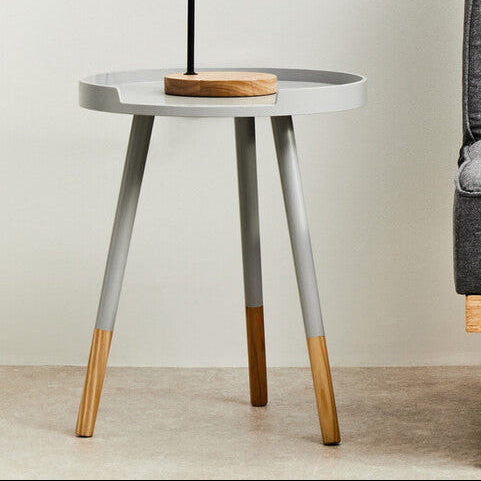 Viborg Grey Small Round Side Table